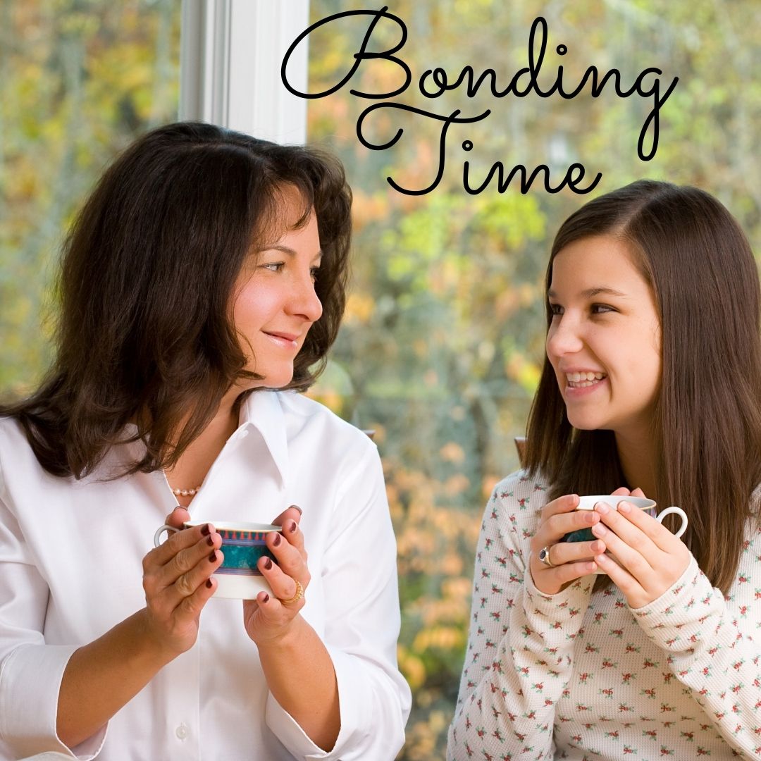 The fallacy of balance; mom and daughter bonding together